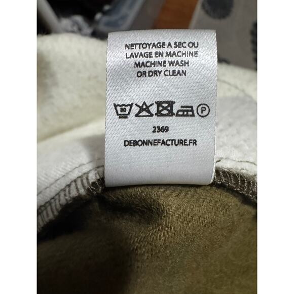 De Bonne Facture Corduroy Shacket – Made in France – 100% Cotton – Olive Green - Picture 7 of 7